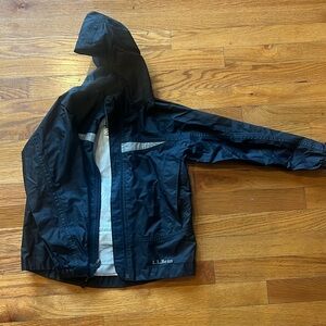 Kids Black LLBean Raincoat